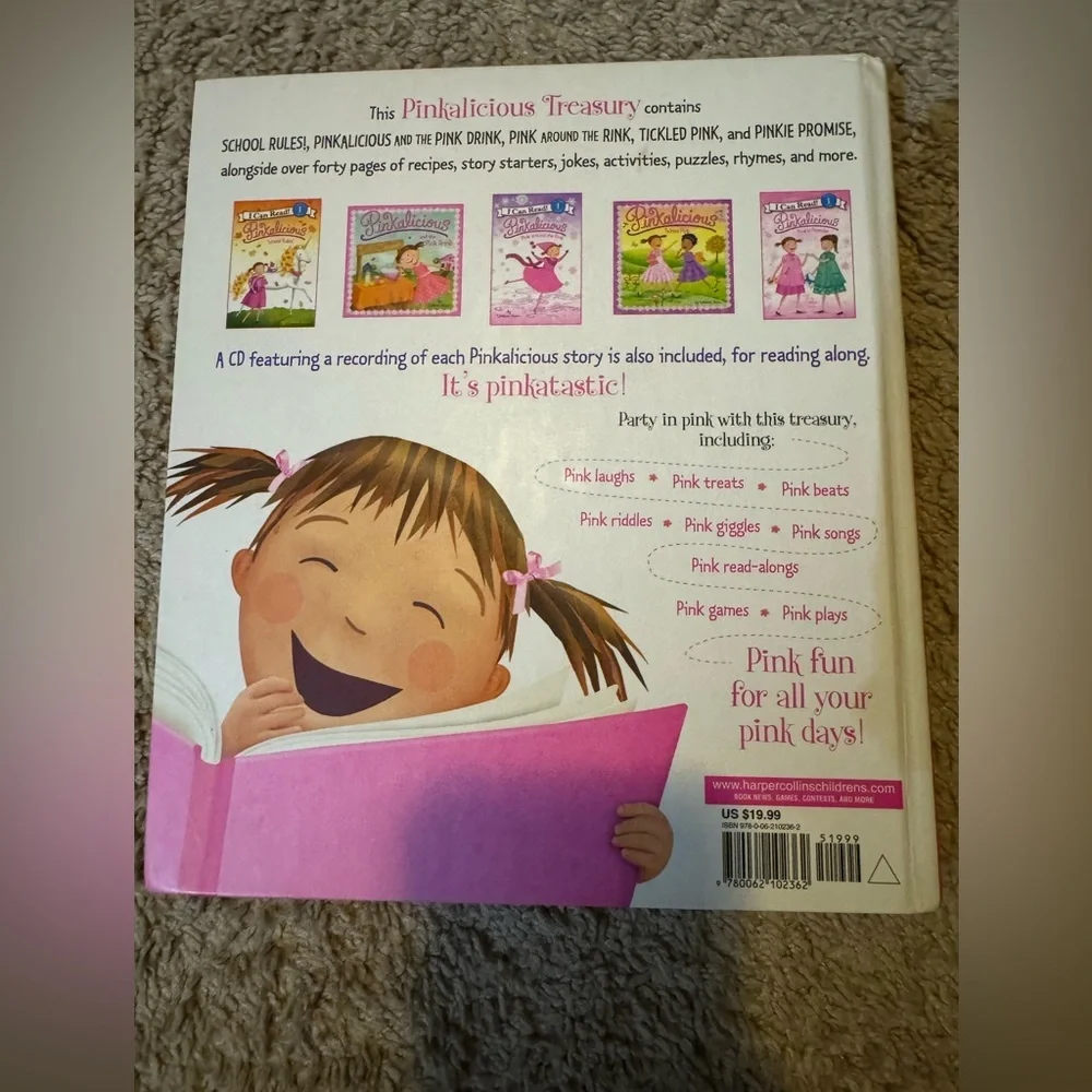 Pinkalicious The Princess of Pink Treasury with CD